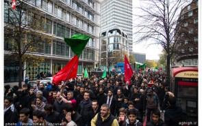فریاد "لبیک یا حسین" در خیابان های لندن پیچید