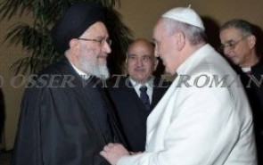 ستایش پاپ از آیت‌الله محقق داماد در نشست رهبران و علمای اسلام و مسیحیت